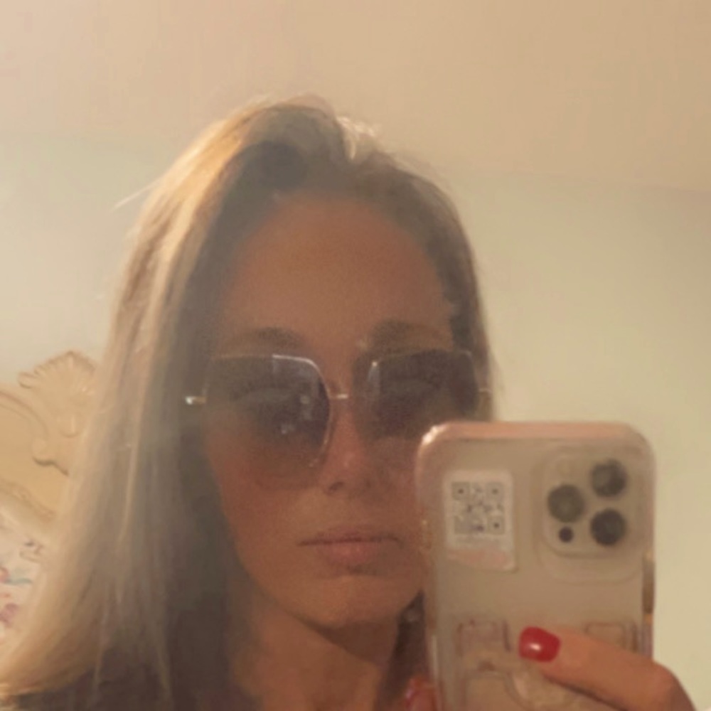 Alexander McQueen Gold sunglasses never worn !